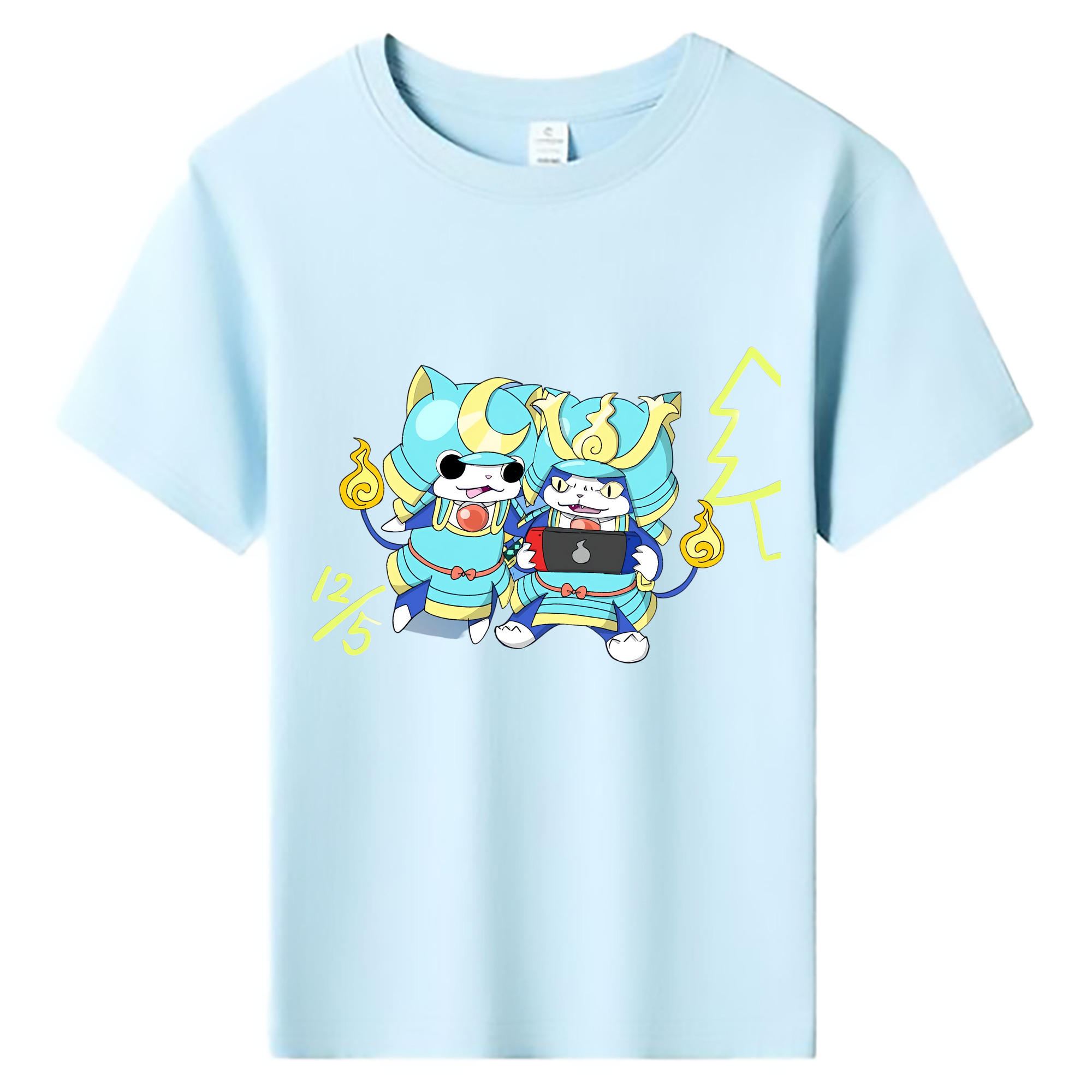 （画像用） 妖怪ウォッチ Yo-kai Watch 綿100％キッズTシャツ（フロントプリント）